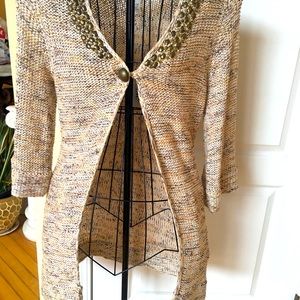 Vertigo Paris One Button Sweater